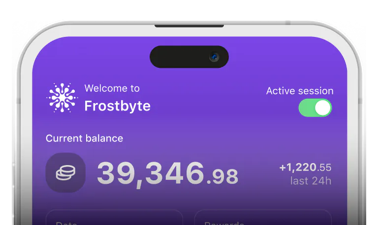 Frostbyte privacy sharing illustration